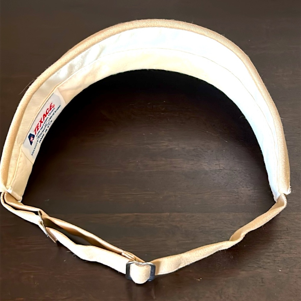 *SOLD*Callaway Classic Canvas Tan Golf Visor Vintage - Picture 4 of 9